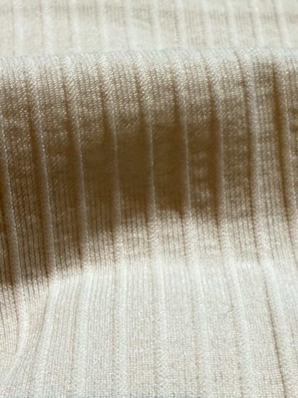 Lululemon White Ribbed Tank Top Built in Bra - Picture 4 of 8